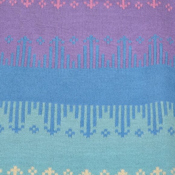 Box Lunch Hello Kitty Pastel Drip Sweater By Sanrio Sz XL Multi Color-Preowned - Picture 6 of 6